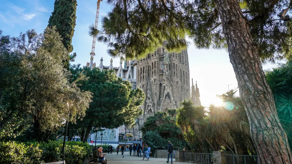 Sagrada Familia cathedral in Barcelona