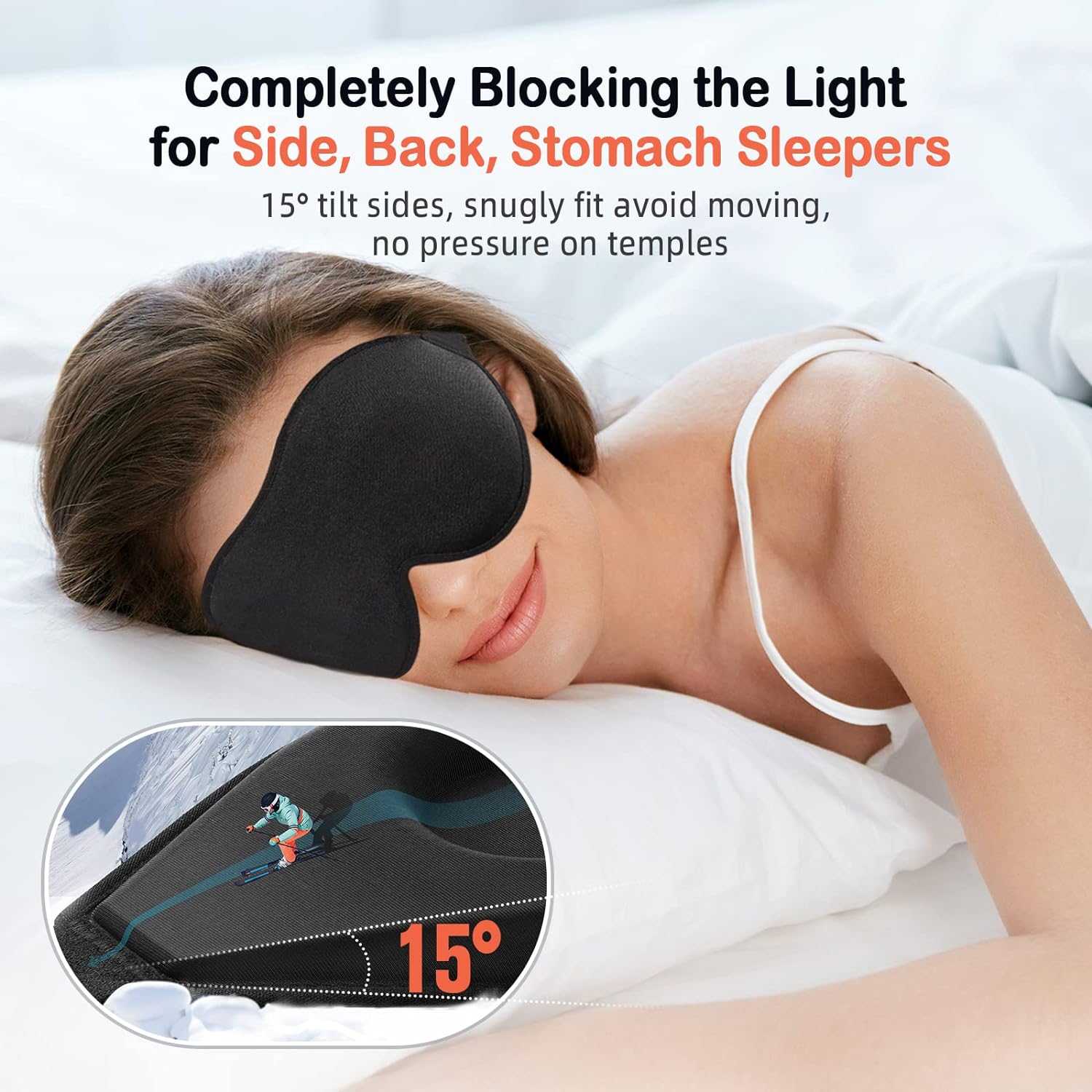 The Ultimate Light-Blocking Comfort for Side Sleepers!